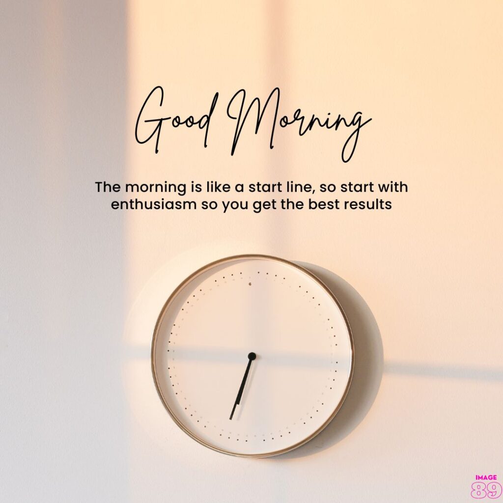 beautiful wall watch background good morning image with positive wishes