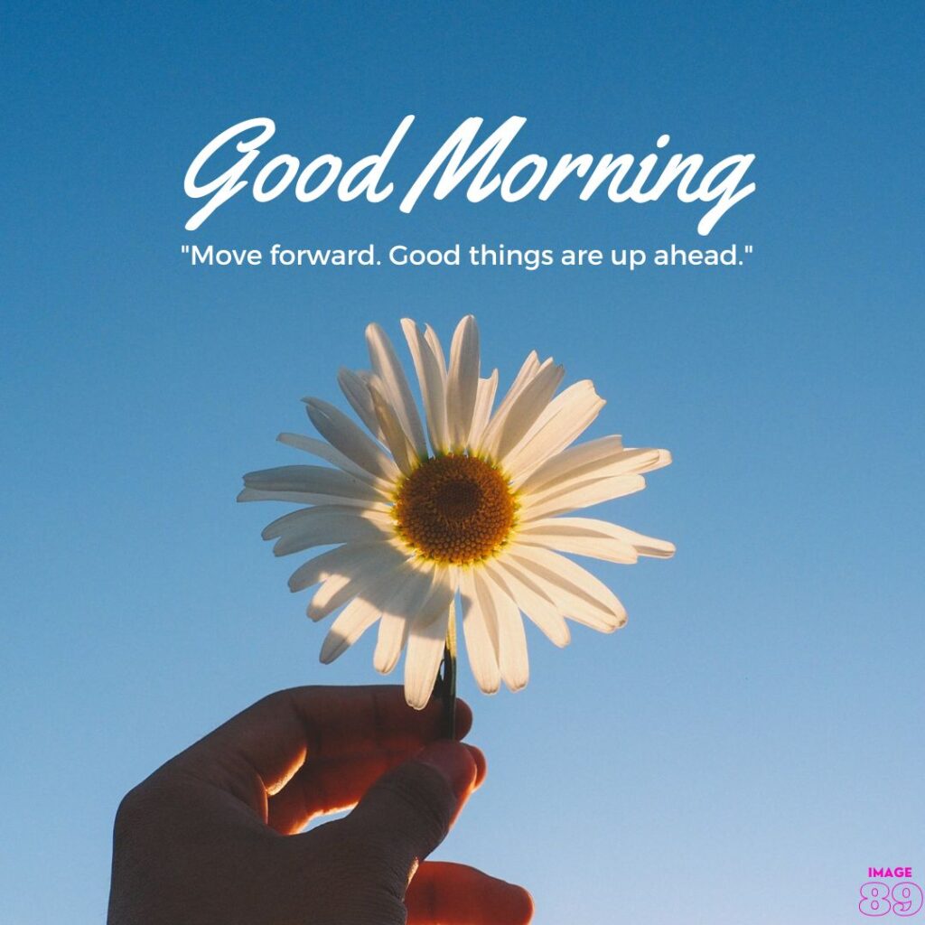 Good Morning image with sweet wish sky background