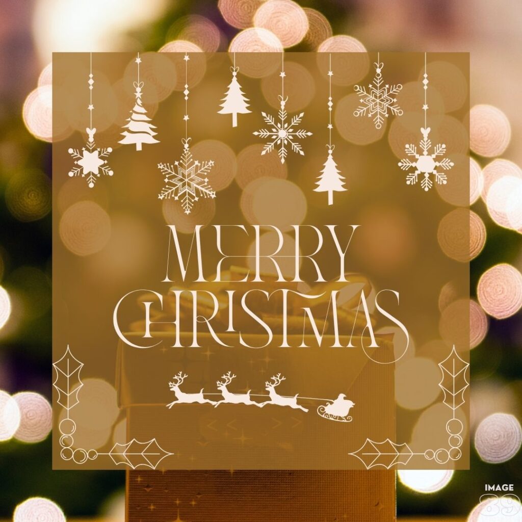 sweet and simple MERRY CHRISTMAS IMAGE AND CARD