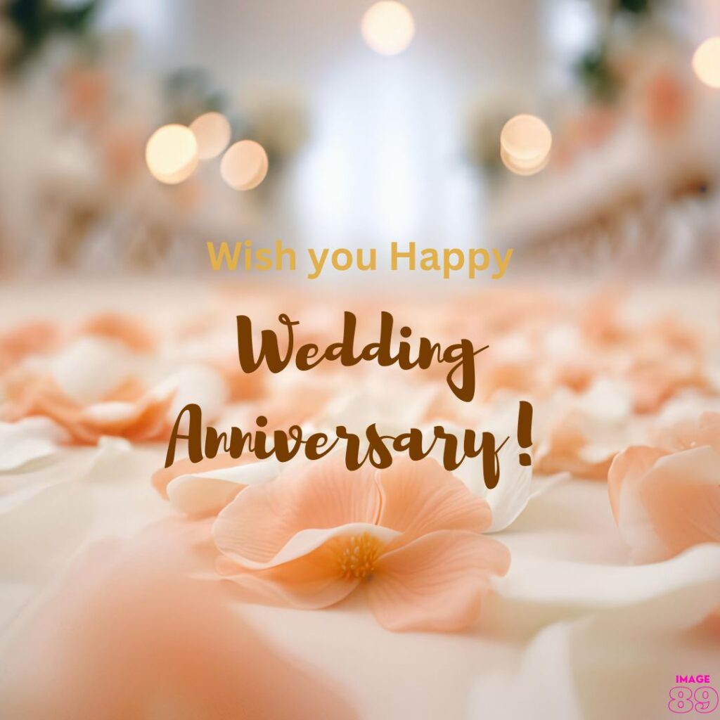 wish you happy wedding anniversary image for lovely wed couples